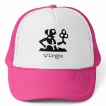 Virgo in black hats