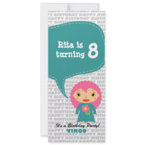 Virgo Invitation Birthday Party