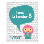Virgo Kids Party Invitation