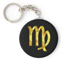 virgo-lucky-black-gold-keychain