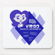 Virgo Mousepad by zodiacgirlz Virgo Mousepad