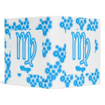 Virgo Neon Vinyl Binder
