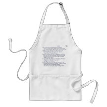 VIRGO ode on apron
