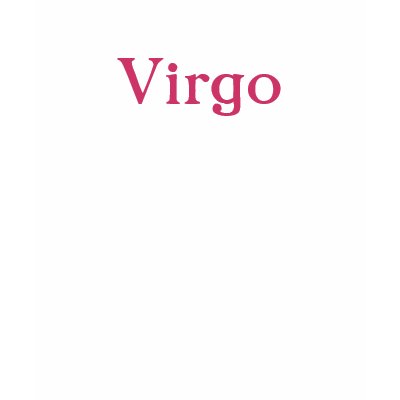 Virgo pink T-Shirt by silverstar84