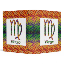 Virgo Psychedelic 3 Ring Binders