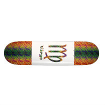 Virgo Psychedelic skateboards