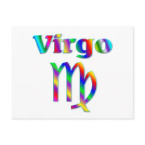 Virgo Rainbow postcards