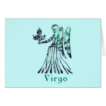 Virgo Sign Greeting Card