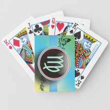 Virgo sign Playing Cards