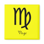 virgo,sign, symbol magnets