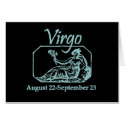 Virgo Teal cards by horoscope_signs Virgo Teal cards
