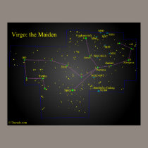 Virgo the Maiden Constellation posters