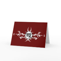 Virgo Tribal Card by Method77 Virgo Tribal Card