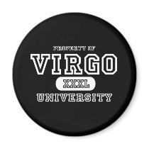Virgo University Dark Refrigerator Magnets