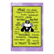 Virgo wordcloud poster posters