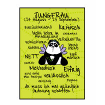 virgo wordcloud shirt - Jungfrau