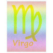 virgo yellow, spectral romb full color flyer