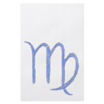 Virgo. Zodiac Astrological Sign. Blue. flyers