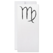 Virgo. Zodiac Astrological Sign. Custom Rack Cards