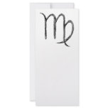 Virgo. Zodiac Astrological Sign. Custom Rack Cards