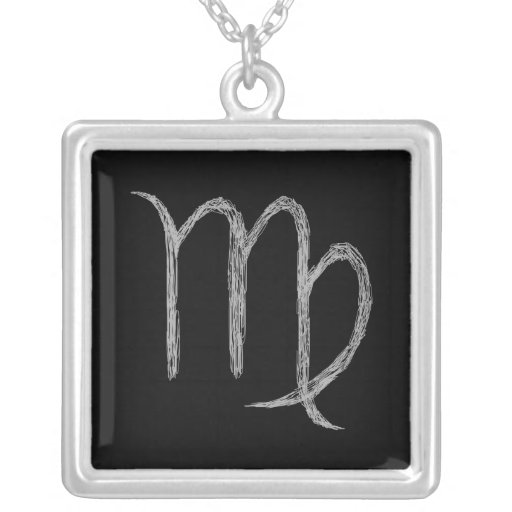 Virgo Zodiac Astrology Sign Black Pendants Virgo Zodiac Astrology Sign Black Pendants