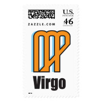 Virgo Zodiac Sign Stamp