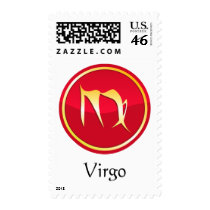 Virgo - Zodiac Signs Postage Stamp