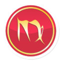 Virgo - Zodiac Signs stickers by EveStock Virgo - Zodiac Signs stickers