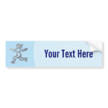 Virgo Zodiac Star Sign In Light Silver Bumper Stickers