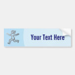 Virgo Zodiac Star Sign In Light Silver Bumper Stickers