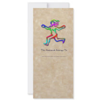 Virgo Zodiac Star Sign Rainbow Girl Bookmark Rack Cards