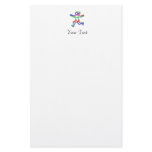 Virgo Zodiac Star Sign Running Rainbow Girl Customized Stationery