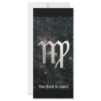 Virgo Zodiac Star Sign Universe Bookmark Custom Rack Cards