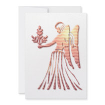 Virgo Zodiac Symbol Invitation