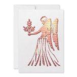 Virgo Zodiac Symbol Invitation