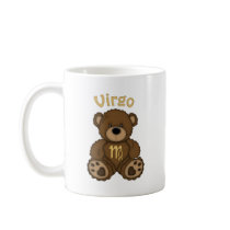 Virgo Zodiac Teddy Bear mugs