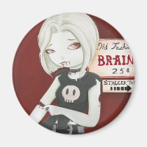 Virnia - Zombie punk goth magnets