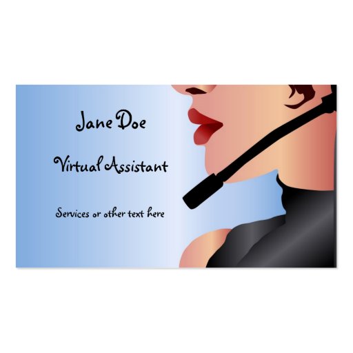 Virtual Assistance Business Card (front side)