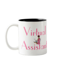 Virtual Assistant Mug by gmakesmoney Virtual Assistant Mug