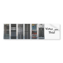 Virtual Bumper Sticker bumper stickers by DemetriusHC Virtual Bumper Sticker bumper stickers