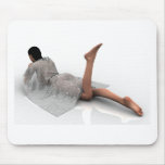 Virtual Lucia under lace mousepad