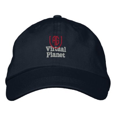Virtual Planet Navy Blue Hat Embroidered Hats Virtual Planet Navy Blue Hat Embroidered Hats