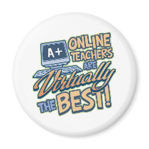 Virtually the Best Online Teacher magnets