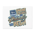 Virtually the Best Online Teacher postcards by teachertees Virtually the Best Online Teacher postcards