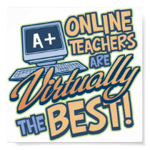 Virtually the Best Online Teacher posters