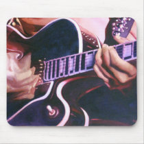 "Virtuoso" Guitar Player Watercolor mousepads by PaulJacksonart "Virtuoso" Guitar Player Watercolor mousepads