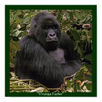 "Virunga" Mountain Gorilla (smaller) Art Print