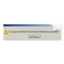 virus bumper stickers