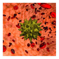 virus in bloodstream poster posters by M_Cavet virus in bloodstream poster posters