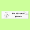 Vis Medicatrix Naturae bumpersticker